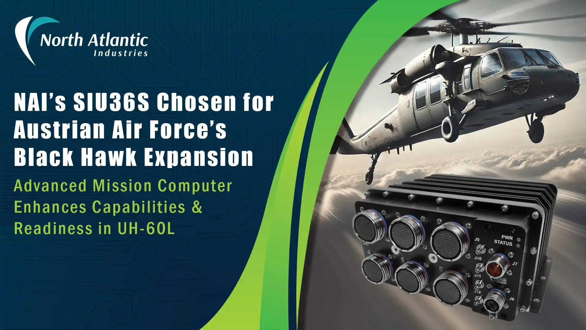 SIU36S Selected as Mission Computer for Black Hawk Fleet Expansion